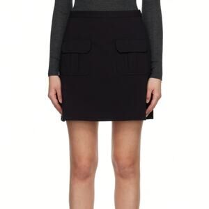 NWT Theory Black Pocket Mini Skirt Size 6